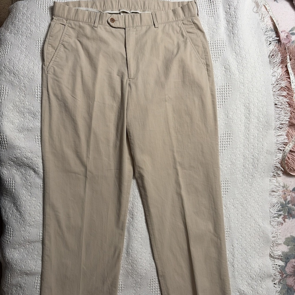 Mario Tomei Made In Italy Tan Men's Trousers/slacks. Size 36.